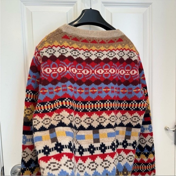 Weekend Max Mara fair isle Label-replaced with  Intrend Sweater Size:XL US 10/12 - Picture 11 of 12